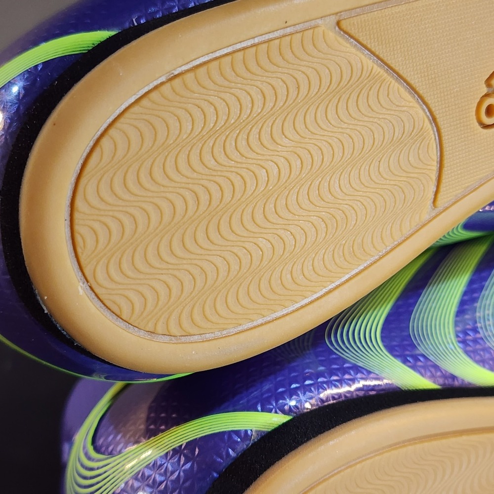 New Womens 9 Adidas Taekwondo F50 Purple Rush JR6025 Lucid Lemon NIB - Picture 8 of 14